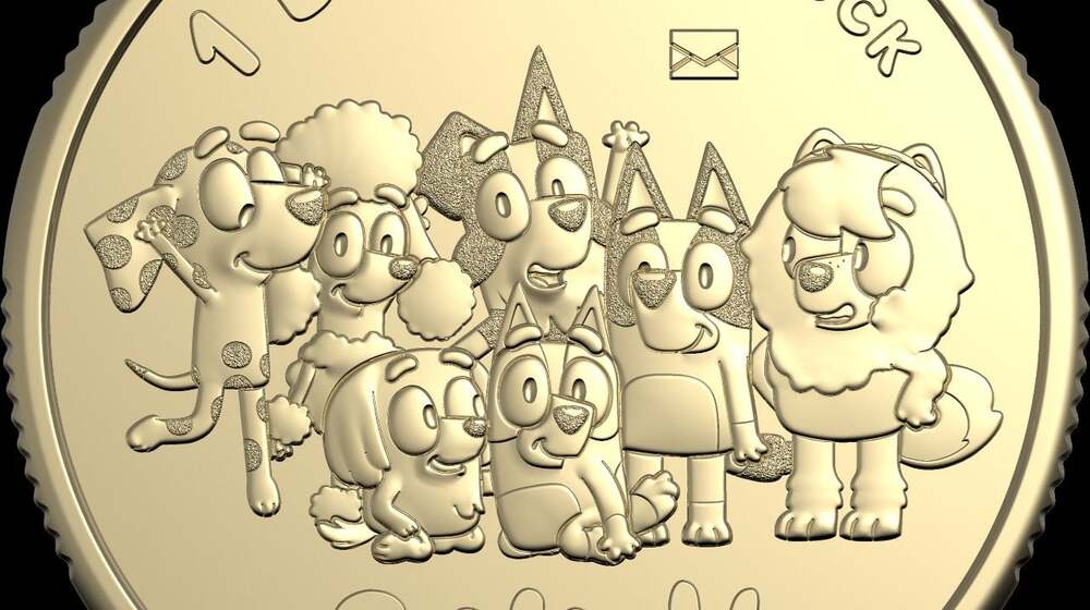 Bluey' es tan popular en Australia que lanzaron unas monedas edici&oacute;n limitada: antes de salir al mercado ya val&iacute;an diez veces m&aacute;s